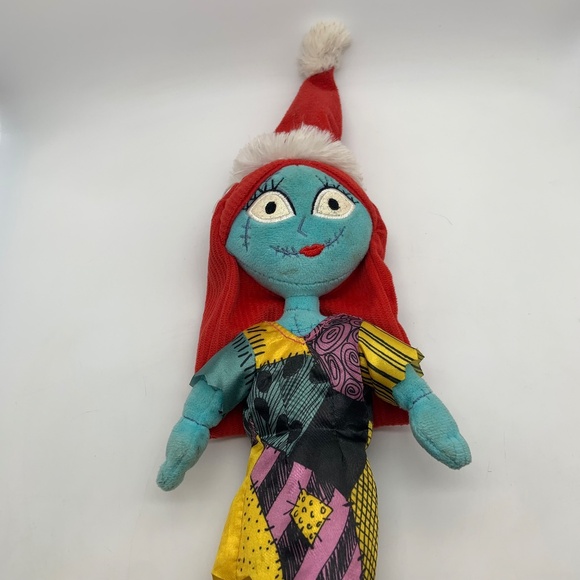 Disney Tim Burton's Nightmare Before Christmas Santa Hat Sally 14" Plush - Picture 2 of 16
